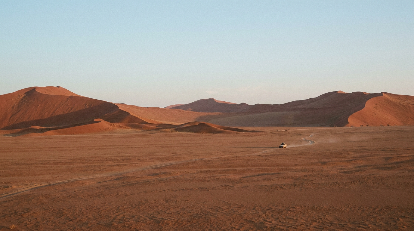 Rote Dünen der Namib-Wüste